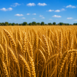 Озима пшениця Катаріна від Viterra Seed – стигле золотисте колосся на полі у фазі повної стиглості зерна